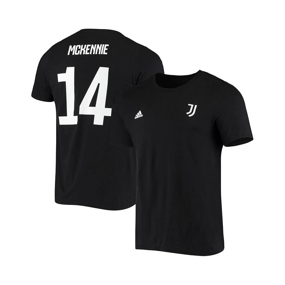 商品Adidas|Men's Weston McKennie Black Juventus Amplifier Name and Number T-shirt,价格¥224,第2张图片详细描述