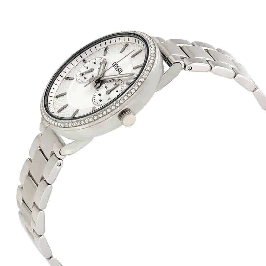 商品Fossil|Fossil Tailor Silver Dial Stainless Steel Ladies Watch ES4262,价格¥807,第2张图片详细描述