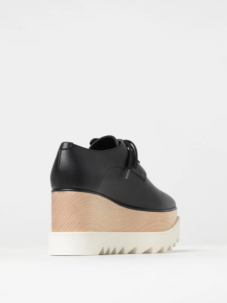 商品Stella McCartney|Stella McCartney Elyse derby shoes in synthetic leather with wedgeshoes,价格¥3759,第3张图片详细描述