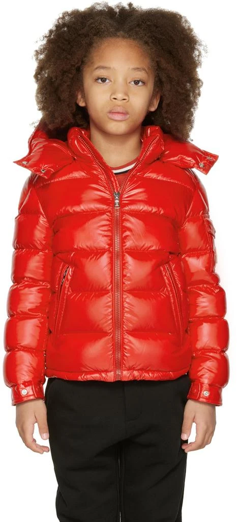 商品Moncler|Kids Red Down Maya Jacket,价格¥4482,第1张图片