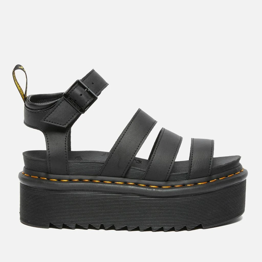 商品Dr. Martens|Dr. Martens Women's Blaire Quad Sandals - Black,价格¥1268,第1张图片