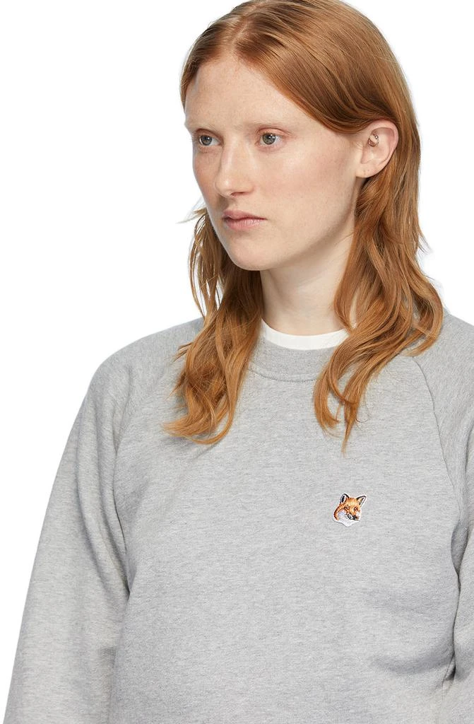 商品Maison Kitsune|Grey Fox Head Sweatshirt,价格¥1415,第4张图片详细描述