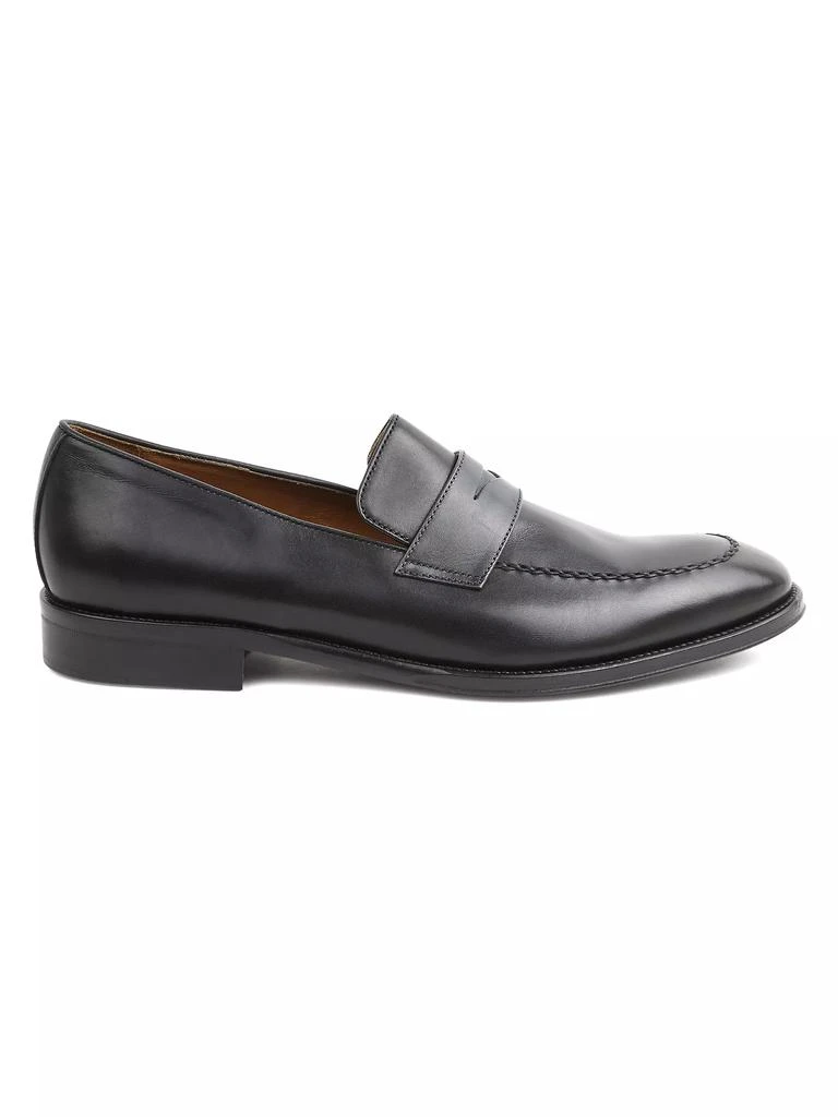 商品Bruno Magli|Arezzo Leather Penny Loafers,价格¥2933,第1张图片