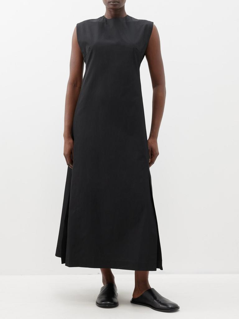 商品Studio Nicholson|Sevan open-back twill sleeveless dress,价格¥4682,第1张图片