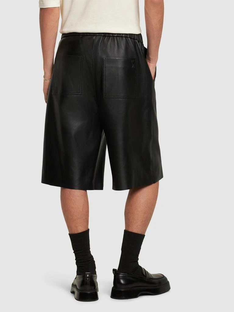 商品AMI|Adc Leather Shorts,价格¥11731,第2张图片详细描述