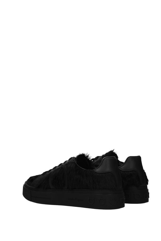 商品Salvatore Ferragamo|Sneakers bolson Fur Black,价格¥1939,第6张图片详细描述