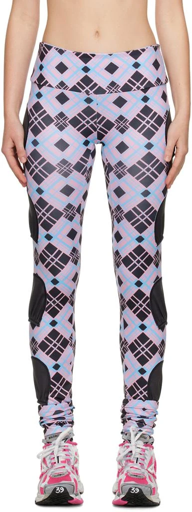 商品CHOPOVA LOWENA|SSENSE Exclusive Black & Pink 'Tennis Ball' Leggings,价格¥468,第1张图片