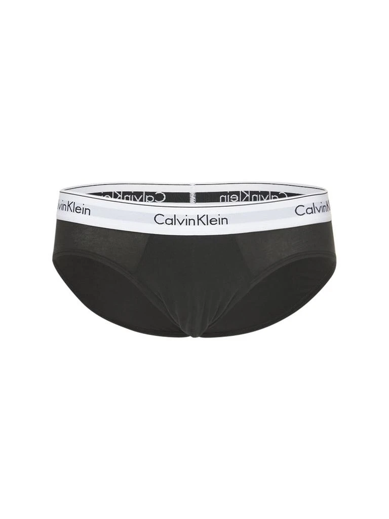 商品Calvin Klein|Pack Of 3 Logo Band Cotton Briefs,价格¥293,第1张图片