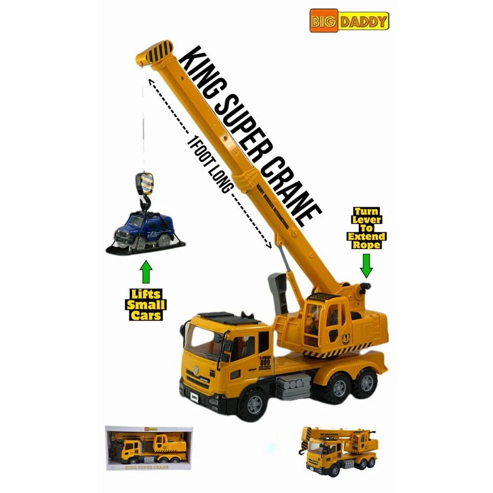Mag-Genius Big-Daddy Super King Crane with Retractable Winch Toy 商品