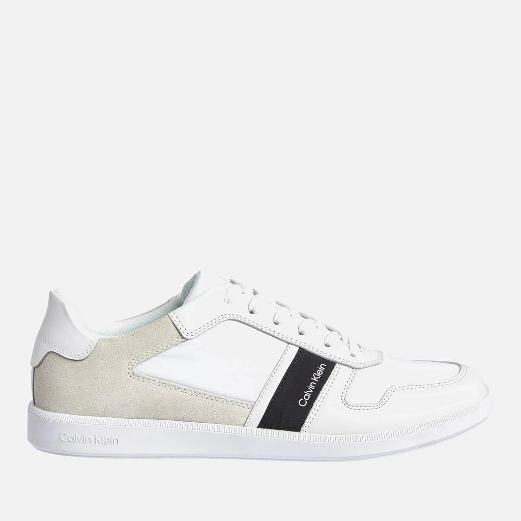 商品Calvin Klein|Men's Cupsole Trainers - Triple White,价格¥740,第1张图片