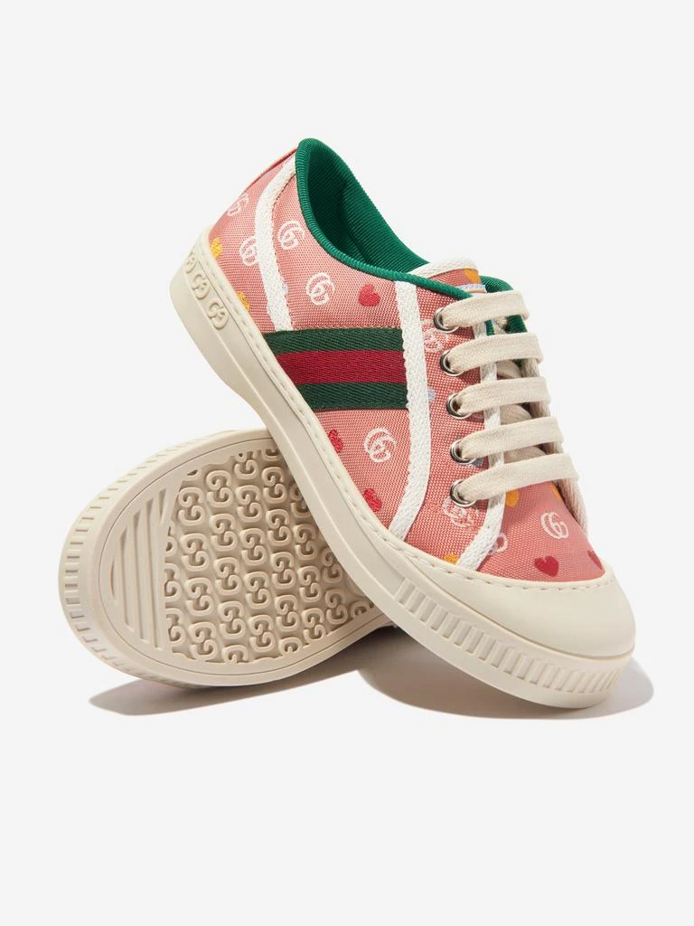 商品Gucci|Girls GG Tennis Trainers in Pink,价格¥1646,第2张图片详细描述