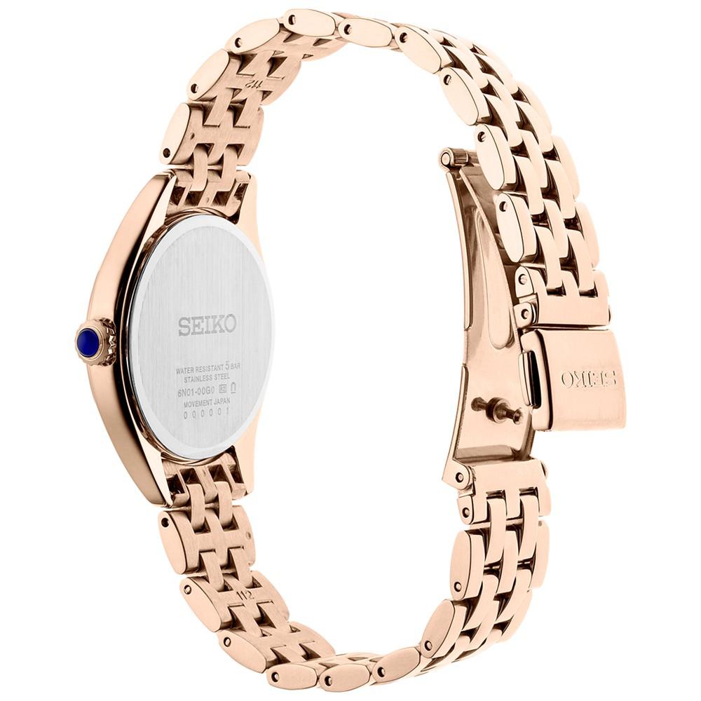Women's Rose Gold-Tone Stainless Steel Bracelet Watch 29mm商品第3张图片规格展示