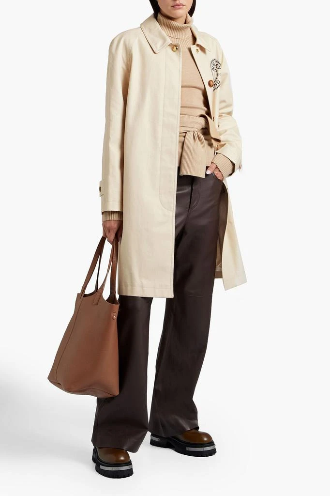 商品Burberry|Printed cotton-canvas trench coat,价格¥5817,第2张图片详细描述