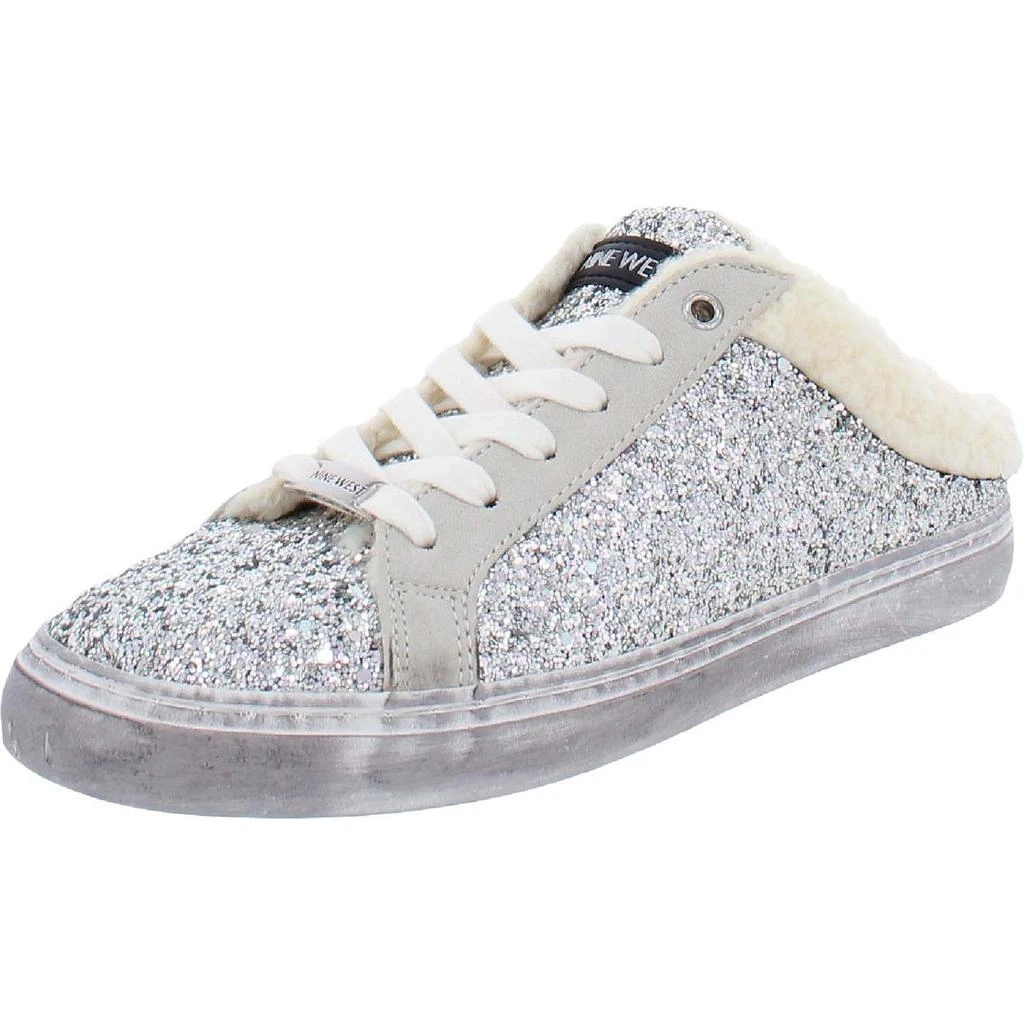 商品Nine West|Nine West Womens Beezie 3 Glitter Slip-On Casual and Fashion Sneakers,价格¥213,第1张图片