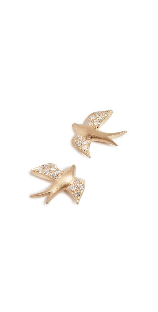 商品Jade Trau|Jade Trau 18k Soaring Nightingale 耳钉,价格¥13488,第1张图片