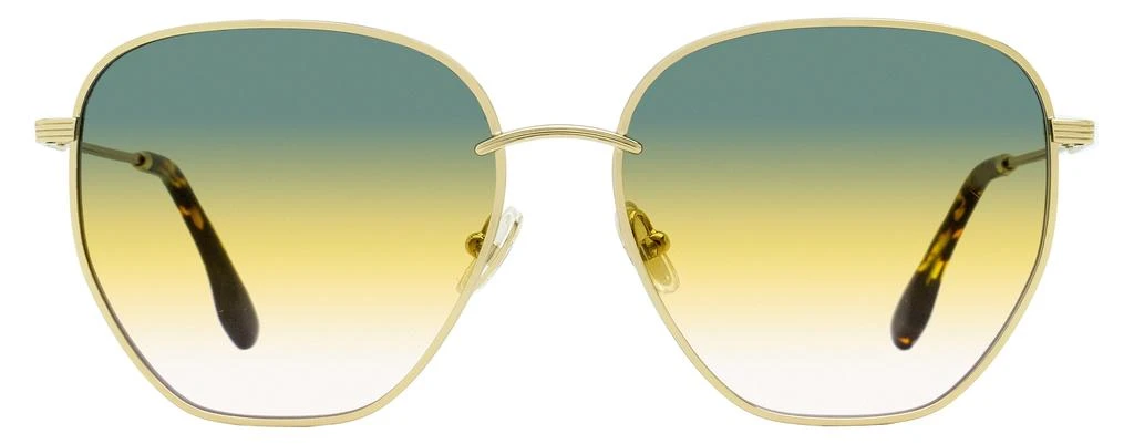 商品Victoria Beckham|Women's Tea Cup Sunglasses VB219S 727 Gold/Tortoise 60mm,价格¥636,第2张图片详细描述