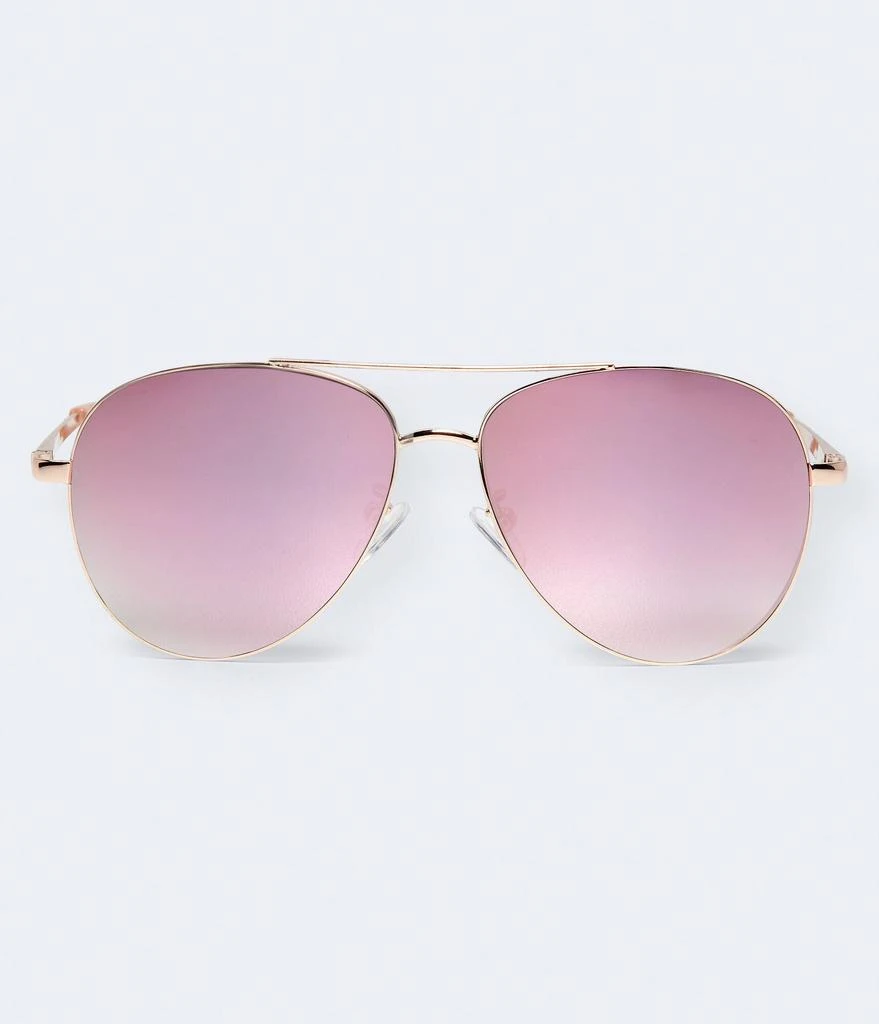 商品Aeropostale|Aeropostale Womens Women's Colored Lens Aviator Sunglasses,价格¥64,第1张图片