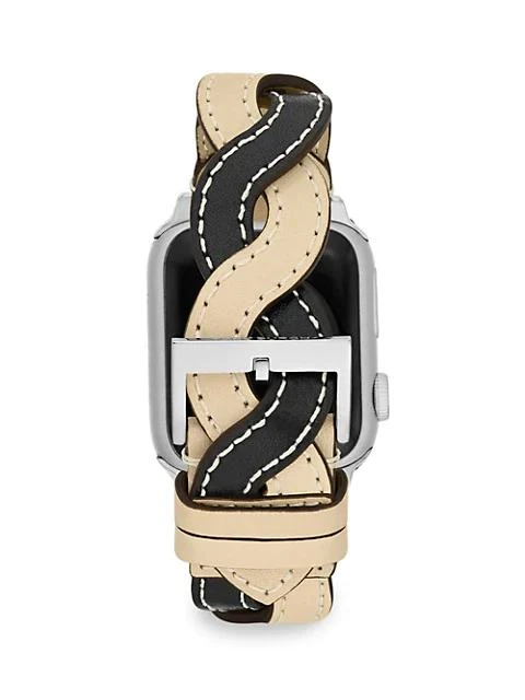 商品Tory Burch|TB Two-Tone Leather Apple® Watch Strap,价格¥863,第4张图片详细描述