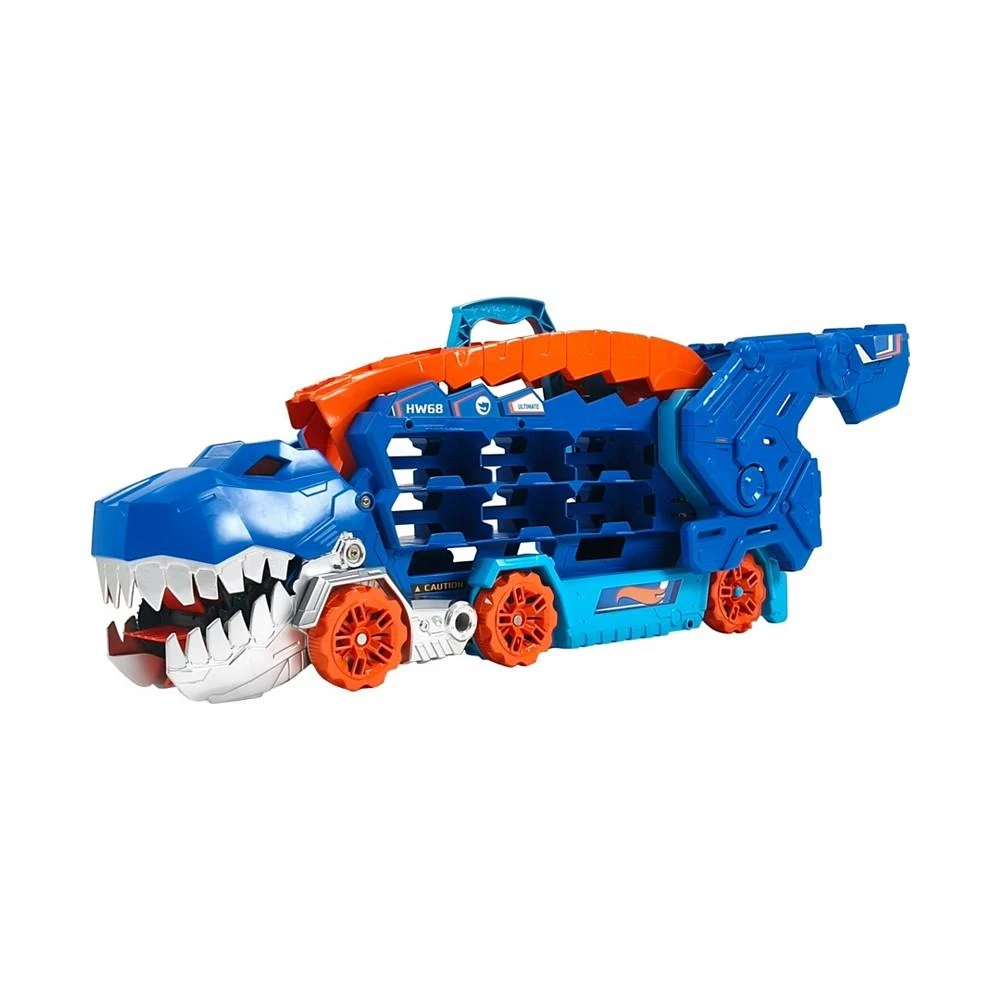 商品Hot Wheels|City Ultimate Hauler, Transforms Into A T-Rex with Race Track, Stores 20 Plus Cars,价格¥422,第1张图片