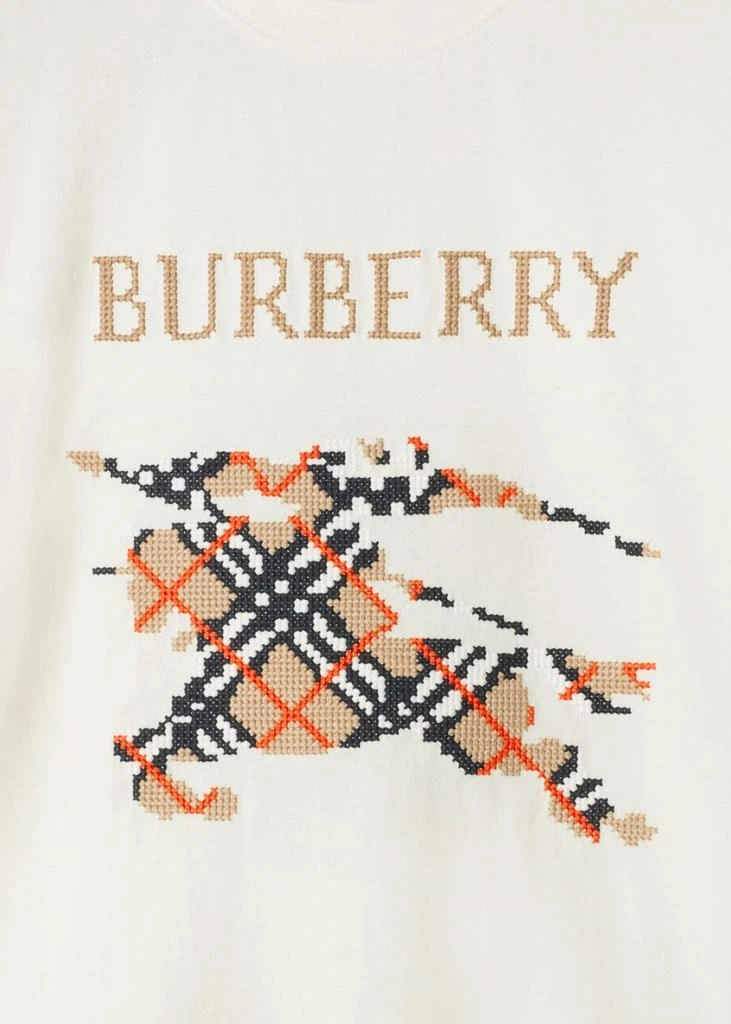商品Burberry|Cross stitch ekd cotton t-shirt,价格¥4783,第2张图片详细描述