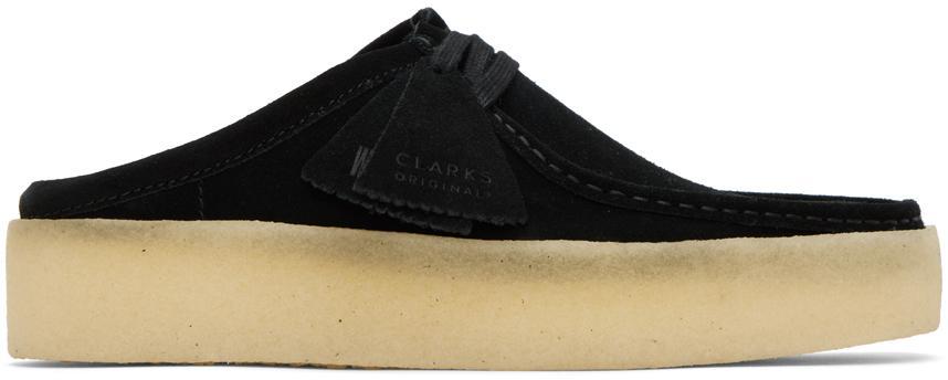 商品Clarks|Black Wallabee Cup Slip-On Loafers,价格¥1105,第1张图片