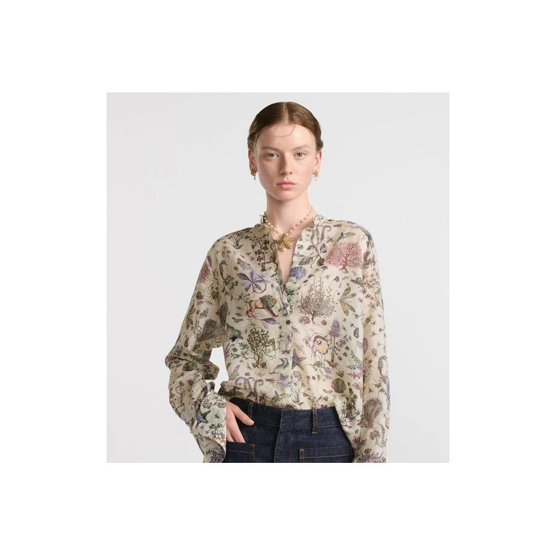 商品Dior|Dior 迪奥 女士多色棉质衬衫,价格¥11803,第6张图片详细描述