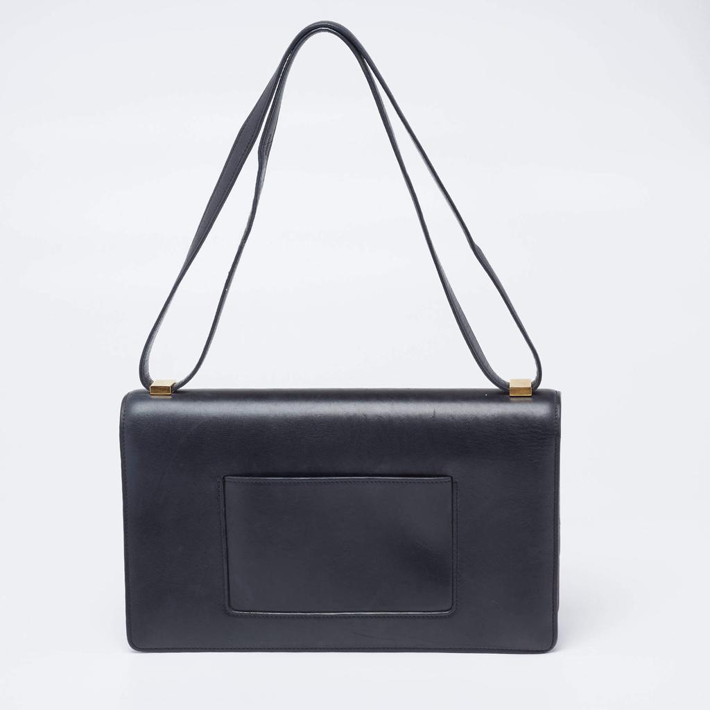 Celine Black/Red Leather Medium Case Bag商品第4张图片规格展示