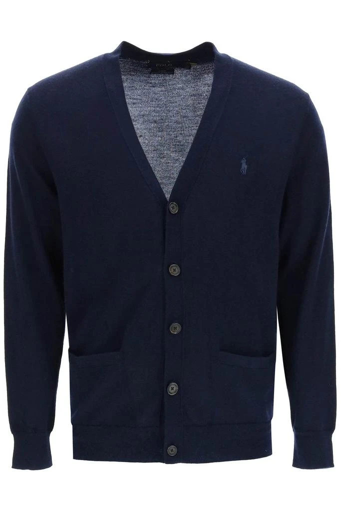 商品Ralph Lauren|Polo Ralph Lauren V-Neck Knitted Cardigan,价格¥1257-¥1464,第1张图片