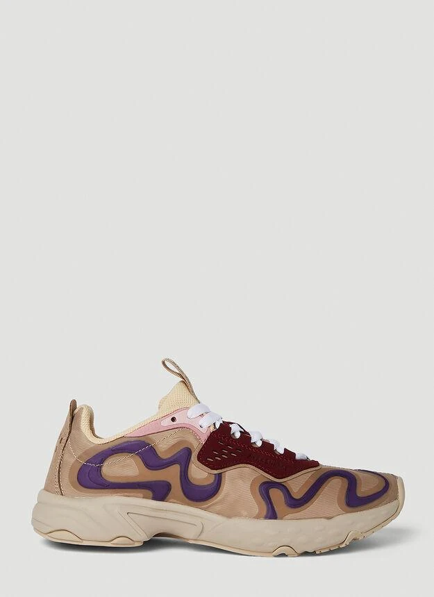 商品Acne Studios|Ribbon Logo Sneakers in Beige,价格¥1282,第1张图片