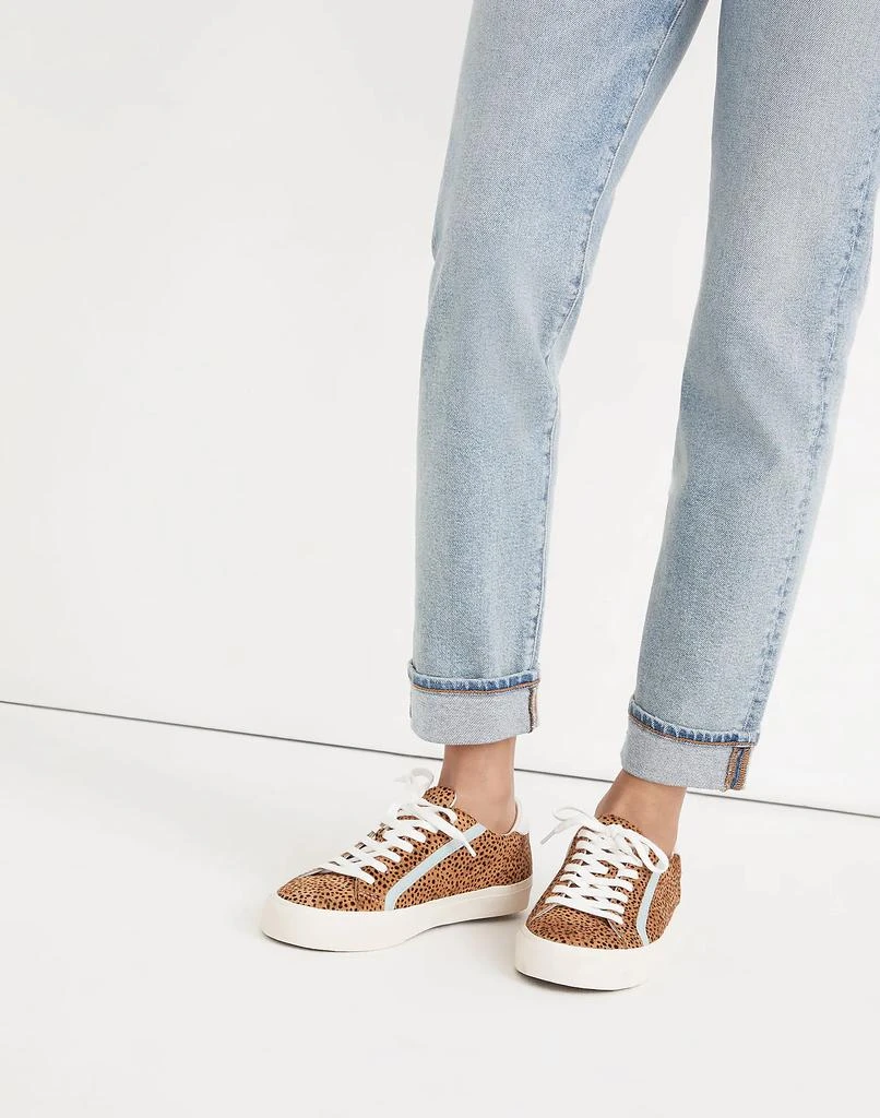 商品Madewell|Sidewalk Low-Top Sneakers in Spotted Calf Hair,价格¥397,第4张图片详细描述