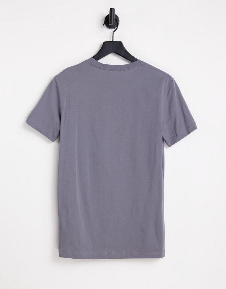 Calvin Klein Jeans tonal monogram logo t-shirt in grey商品第2张图片规格展示