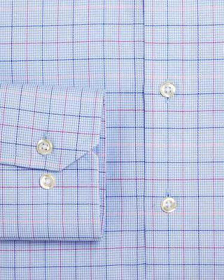 商品The Men's Store at Bloomingdale's|Houndstooth Ground Multi Check Slim Fit Dress Shirt - Exclusive,价格¥411,第2张图片详细描述