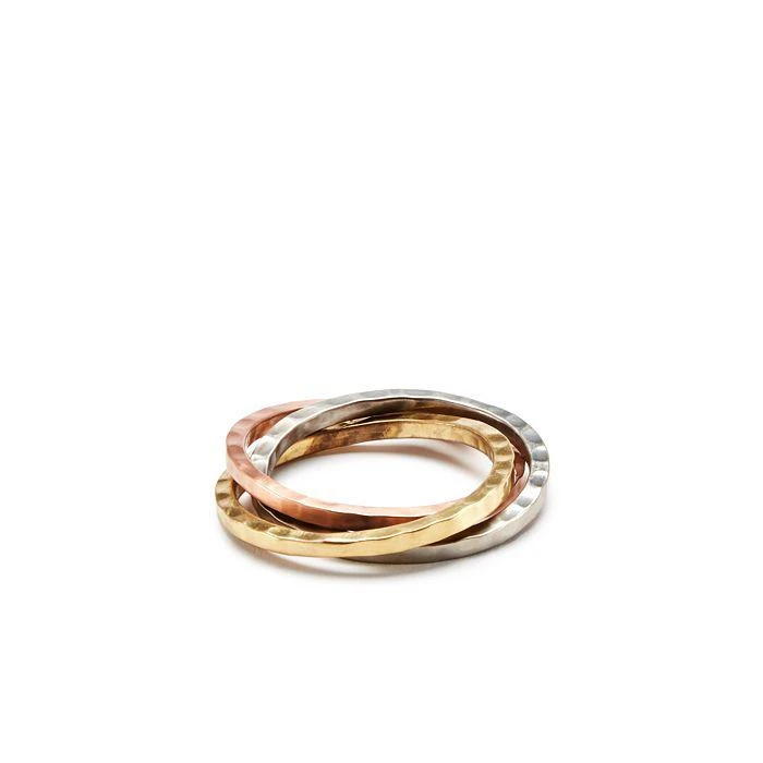 商品Aman Imports|Hammered-Brass Bangles Napkin Ring - Exclusive,价格¥75,第2张图片详细描述