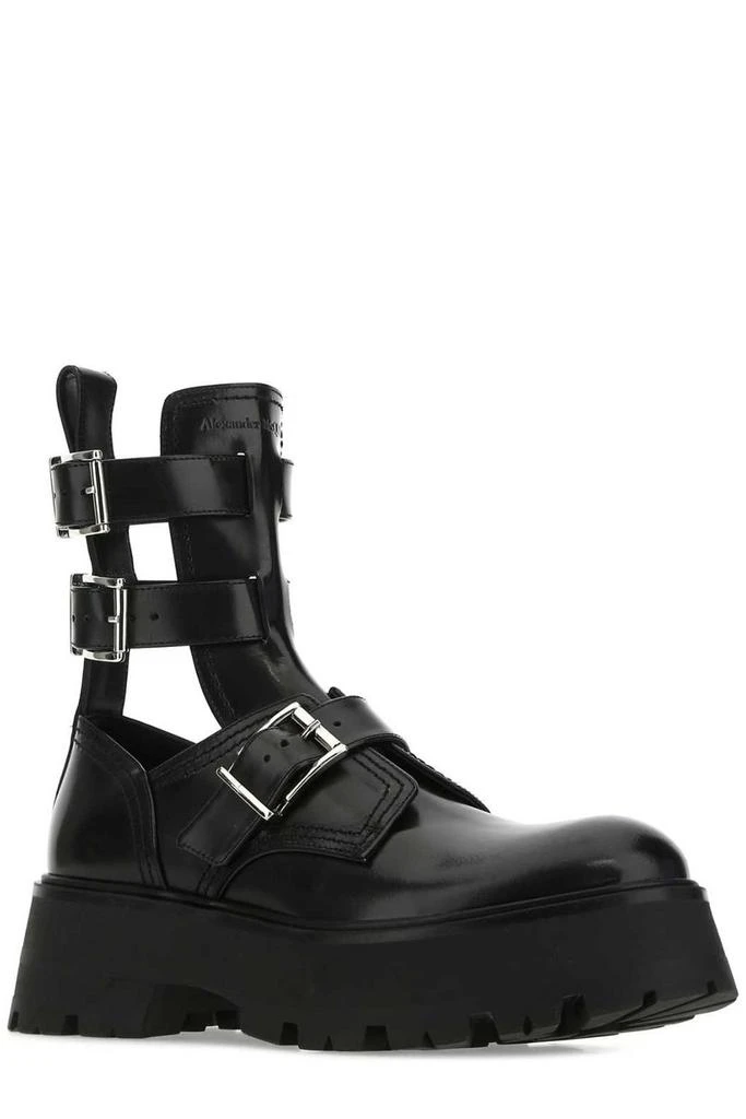 商品Alexander McQueen|Alexander McQueen Rave Buckle Boots,价格¥4368,第2张图片详细描述