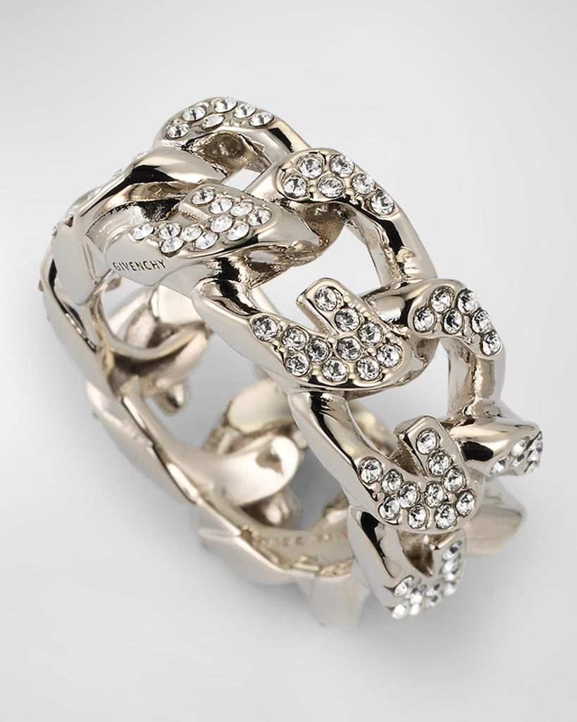 商品Givenchy|G-Chain Crystal Ring,价格¥3214,第3张图片详细描述