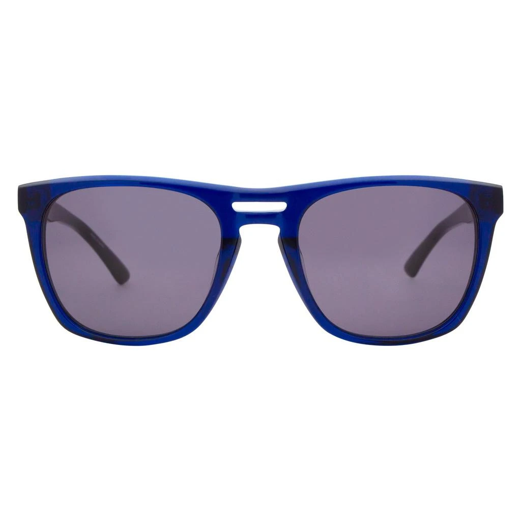 商品Calvin Klein|Calvin Klein Square Sunglasses CK20542S 405 Shiny Blue 54mm 2054,价格¥273,第2张图片详细描述