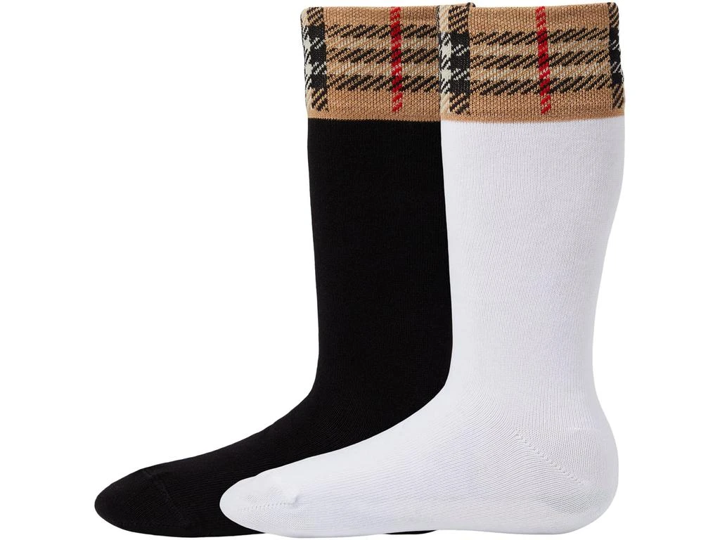 商品Burberry|Check Cuff Socks Set (Toddler/Little Kid),价格¥661,第1张图片
