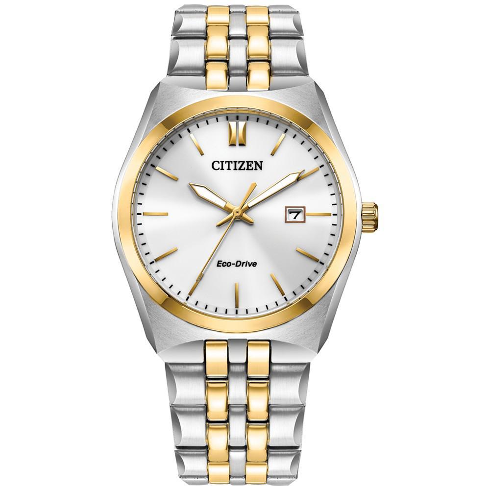 商品Citizen|Eco-Drive Men's Corso Two-Tone Stainless Steel Bracelet Watch 40mm,价格¥1651,第1张图片