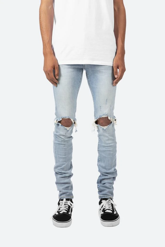 商品MNML|X1 Skinny Denim - Light Blue,价格¥422,第2张图片详细描述