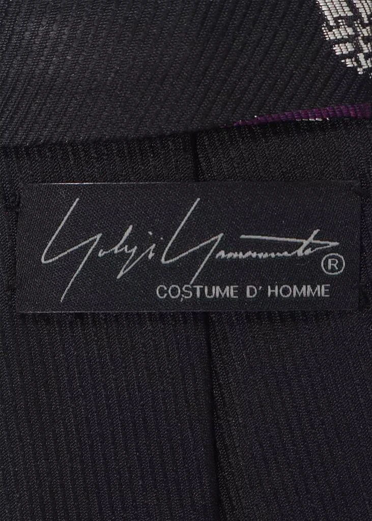 商品YOHJI YAMAMOTO|YOHJI YAMAMOTO Black Heart Pattern Tie,价格¥1729,第4张图片详细描述