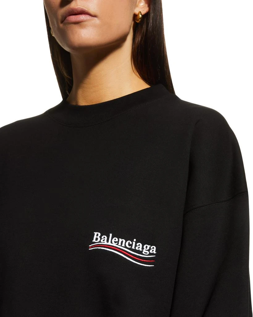 商品Balenciaga|Campaign Logo Oversized Sweatshirt,价格¥8033,第5张图片详细描述