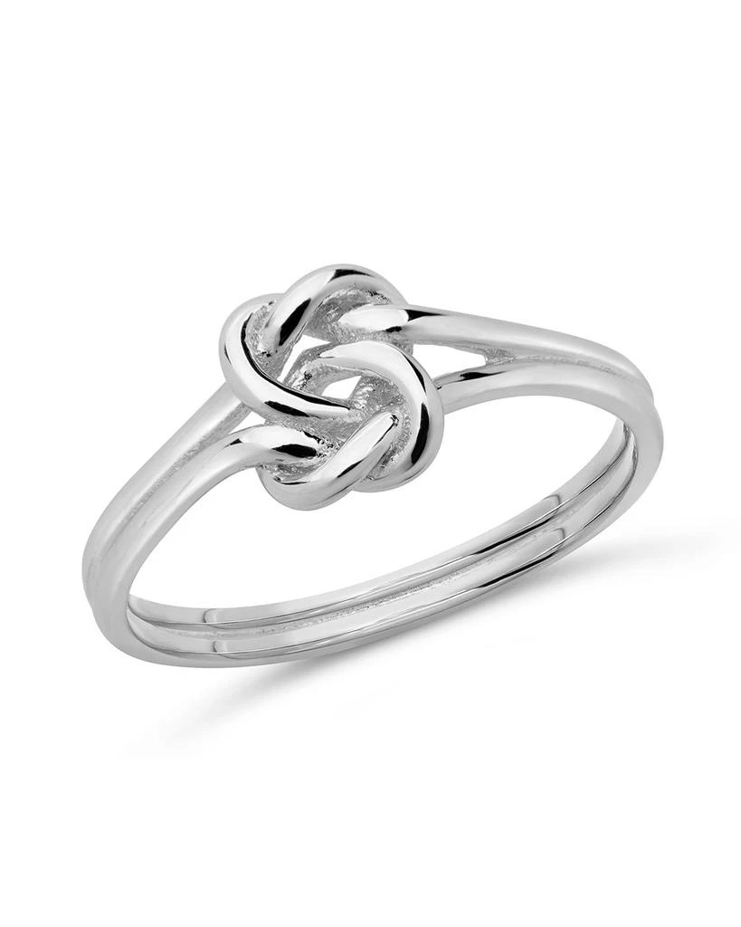 商品Sterling Forever|Sterling Silver Intricate Knot Ring,价格¥183,第1张图片