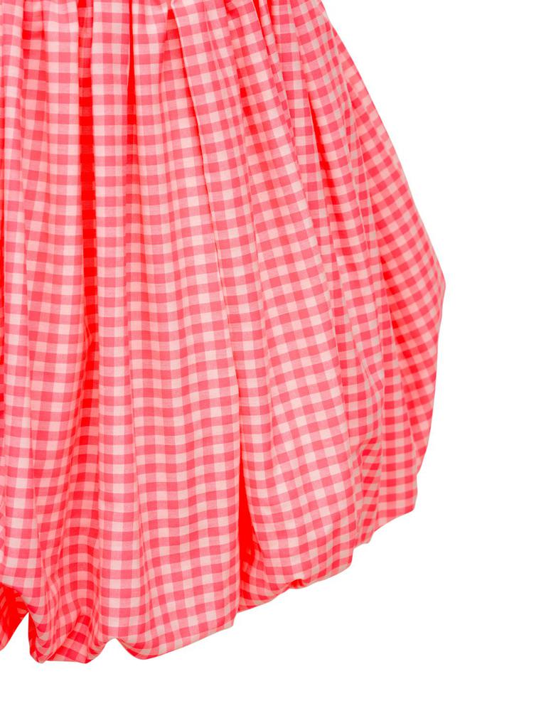 Cotton Gingham Bubble Mini Dress商品第5张图片规格展示