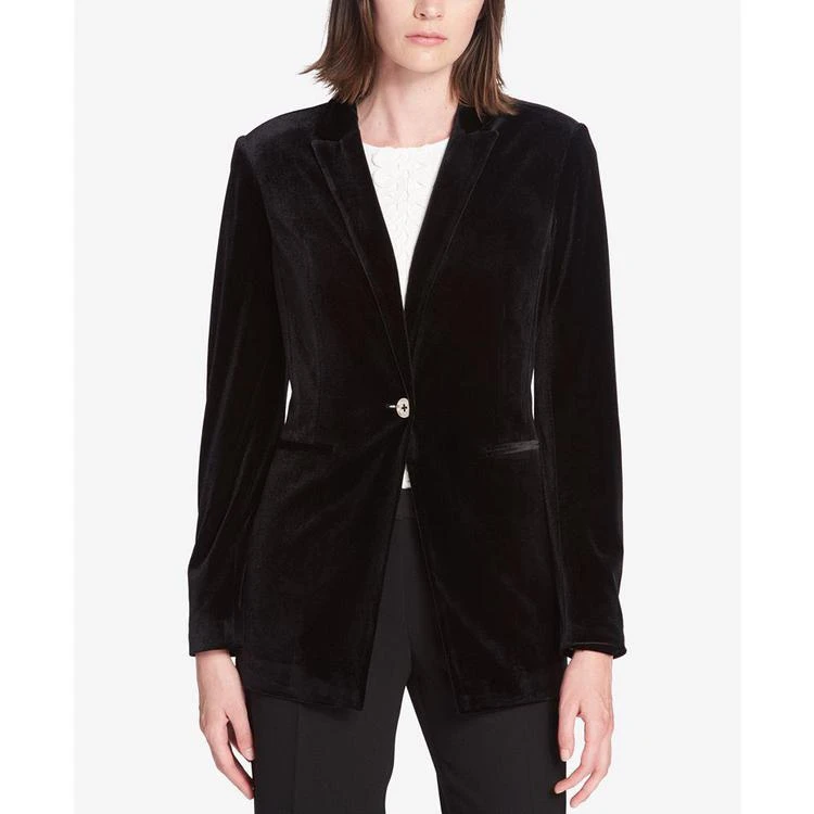 商品Tommy Hilfiger|Velvet Blazer,价格¥464,第3张图片详细描述