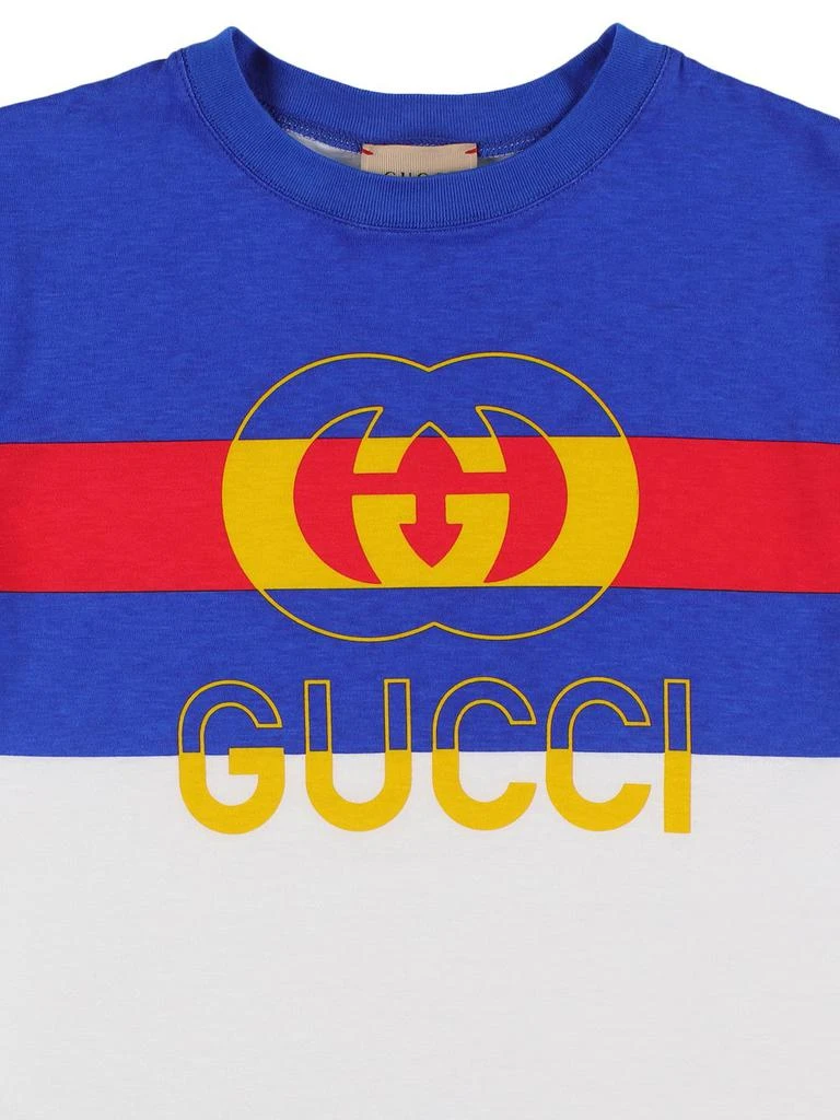 商品Gucci|Logo Cotton Jersey T-shirt,价格¥1848,第1张图片详细描述