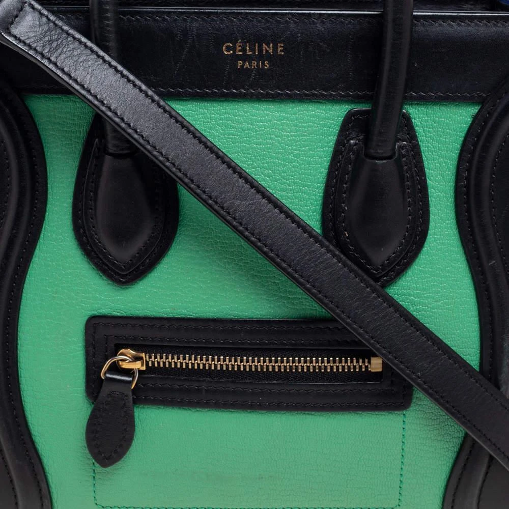 商品[二手商品] Celine|Céline Mulicolor Leather Nano Luggage Tote,价格¥6922,第5张图片详细描述