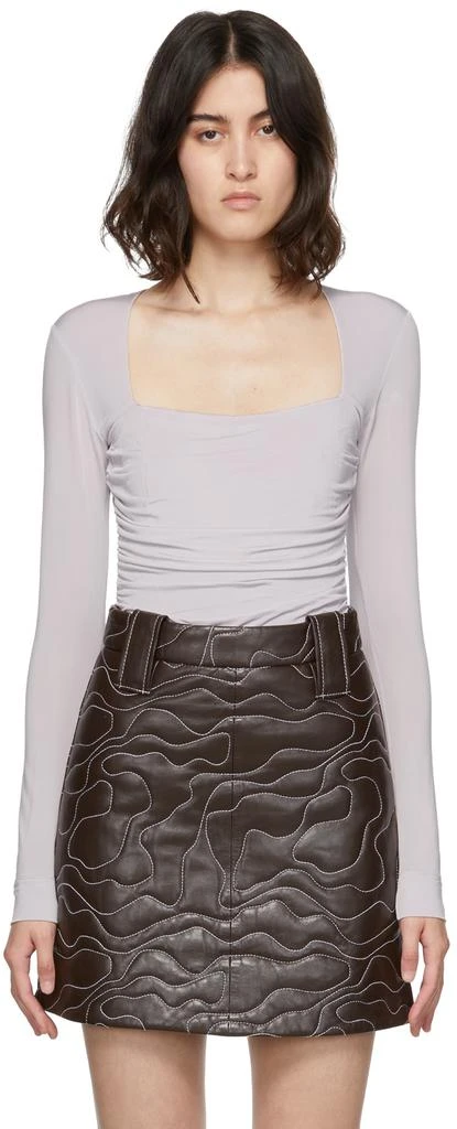 商品Ganni|Rayon Bodysuit,价格¥553,第1张图片