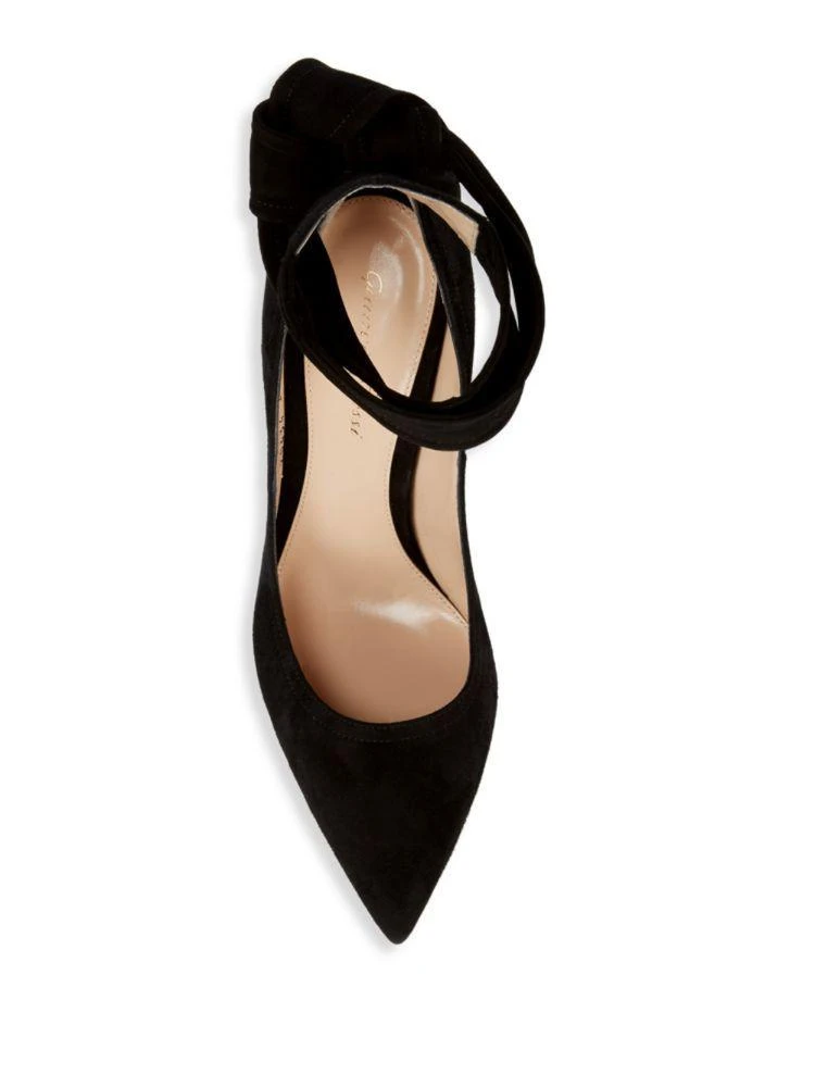 商品Gianvito Rossi|Suede Ankle Wrap Pumps,价格¥2365,第4张图片详细描述