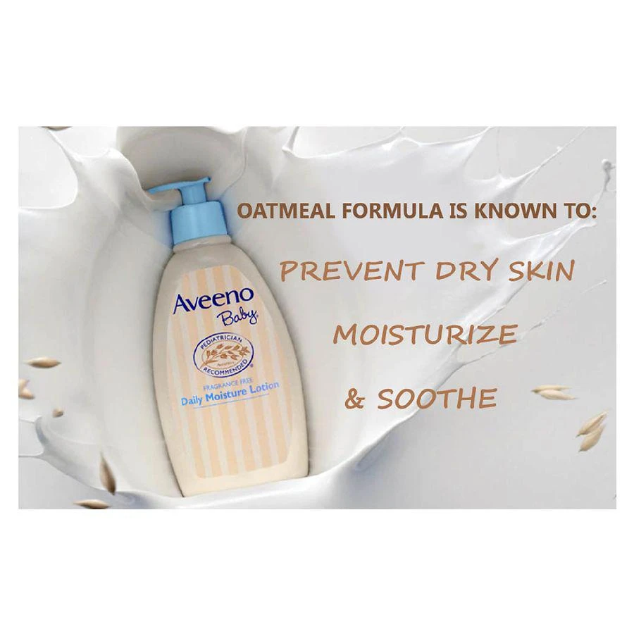商品Aveeno|Lotion with Colloidal Oatmeal Fragrance-Free,价格¥60,第3张图片详细描述