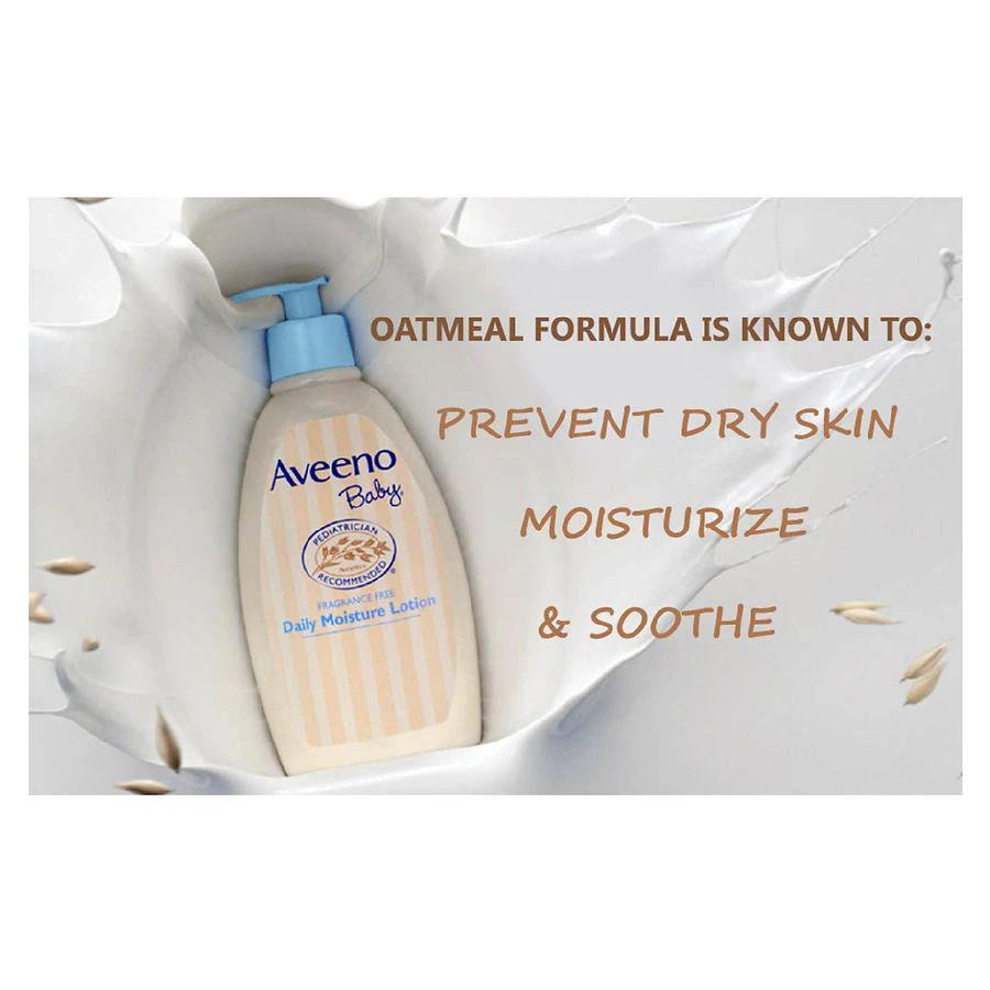 商品Aveeno|Lotion with Colloidal Oatmeal Fragrance-Free,价格¥71,第3张图片详细描述